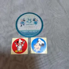 東京ディズニーシー 25周年 コースター ステッカー セット