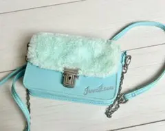 JENNI ミントグリーン ポシェット ファー付きのサムネイル
