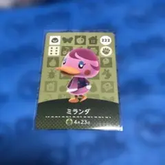 amiiboカード ミランダ どうぶつの森 222