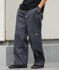 ディッキーズ　ダークグレー ワークパンツ w34