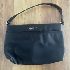 【agnès b.】 黒 ハンドバッグ