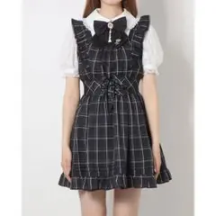 【Secret Honeyシークレットハニー】 レース半袖ドッキングワンピース