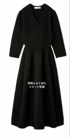 セルフォード　ホールガーメントワンピース　ブラック