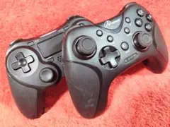 【PS4/Switch】背面ボタン付 ワイヤレスコントローラー ゲームパッド