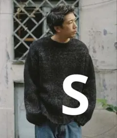 【LIDNM】ROVING WOOL KASURI KNIT