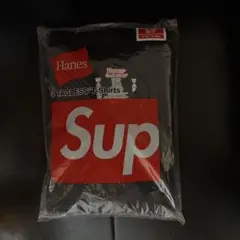 未開封 XXL Supreme Hanes Tagless Tees Black - メルカリ