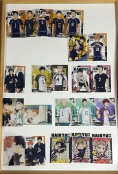 ハイキュー!! キャラクターブロマイド22枚セット　バラ売り可能