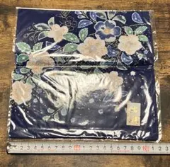 藍染め　古粋　加賀友禅　ハンカチのサムネイル