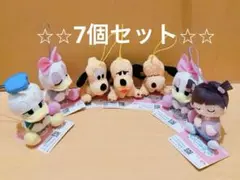ミッキー &フレンズ むにゃすやマスコット　プルート全3種類等　7個セット