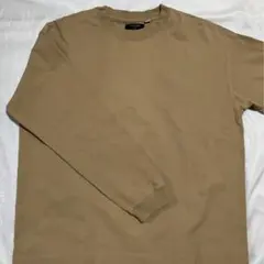 長袖　Tシャツ　ベージュ　Mサイズ バックナンバー　Right-on