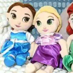 ディズニー アニメータードール プリンセス ぬいぐるみ 2点