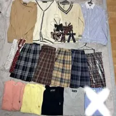最終値下げ　イーストボーイ　制服　リボン　スカート　ベスト　カーディガン　など
