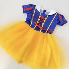 スノーホワイト風ドレス Mサイズ　100 白雪姫　ディズニー　コスプレ　なりきり