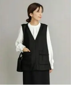 アーバンリサーチドアーズ　ツイードベスト　フォーマル　セレモニー