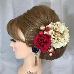 水引タッセル　和装髪飾り　振袖髪飾り　着物髪飾り　色打掛髪飾り　結婚式髪飾り