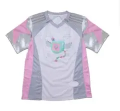 Hashtag DDD　カラフル星プリントメッシュTシャツ