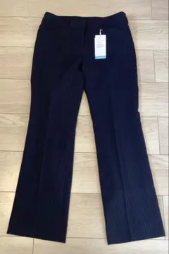 【新品未使用】オリヒカ ストライプ パンツ ウォッシャブル ネイビー 7
