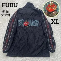 FUBU ナイロン セットアップ Bloods レア 激レア FUBU フブ ナイロン セットアップ L ロゴライン 赤 L