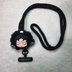 POP MART スカルパンダ スマホストラップ Darkness 黒