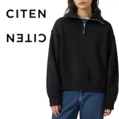 CITEN ブラック ハーフジップ トレーナー　ユナイテッドアローズのサムネイル