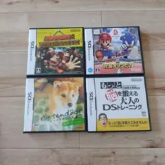 *ニンテンドーDS　ソフトケース+説明書4点セット*