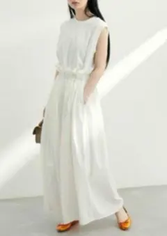 未使用タグ付き ADAM ET ROPE'　アダムエロペ　ドッキングワンピース