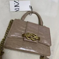 ZARA チェーン ショルダーバッグ 新品タグつき
