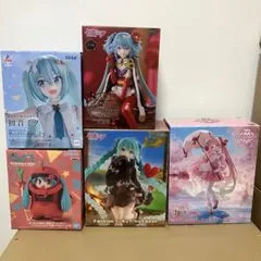 初音ミク プライズフィギュア 5点セット