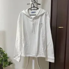 PRADA ホワイト パーカー ロングTシャツ 美品のサムネイル