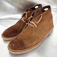 ★クラークス Clarks★ブーツ/42 26.0/ショートブーツ/スエード/茶