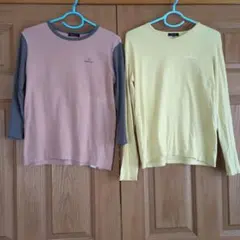 COMME CA ISM　 長袖　七分袖 T シャツ 2枚セット