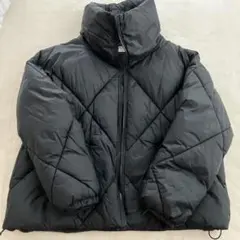 SELECT MOCA 黒 キルティングアウター