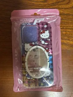 Hello Kitty iPhone14 proケース オーバルミラー付き