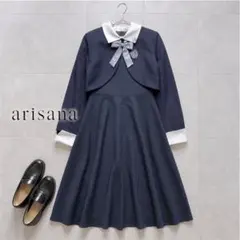 4点セット✨️アリサナ アイデン ボレロ ワンピース リボン ネイビー 