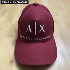 美品♡ARMANI EXCHANGE♡キャップ♡ボルドー♡TUのサムネイル