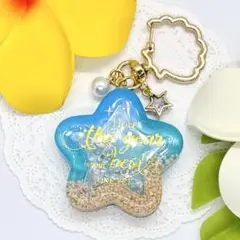 可愛い海のシェイカーキーホルダー✩.*˚