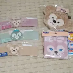 ダッフィー 巾着&シェリーメイ ミニタオル&スーベニアスリーブ