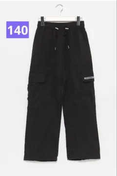 【ラブトキシック】吸水速乾ドローコードカーゴパンツ 黒 M 140