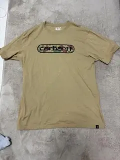 carhartt カモフラージュロゴ Tシャツ XL