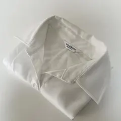 長袖シャツ　ホワイト　7号　ポリエステル100% スーツ