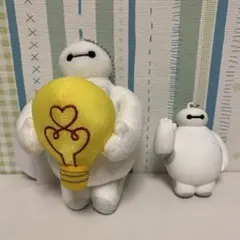 ディズニー　ベイマックス　ぬいぐるみバッチ　キーチェーン　キーホルダー