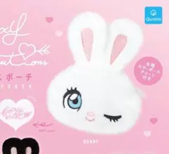 foxy illustrations フェイスポーチ bunny ガチャガチャ