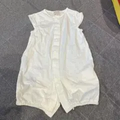 petit main ロンパース 50-70 ホワイト