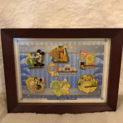 レア！　アンバサダーホテル9周年　額入り非売品ピンバッチコンプリートセット