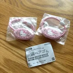 サンリオキャラクターズ 刺繍ヘアゴム ハローキティ　2個セット