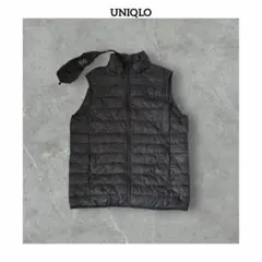 ★ UNIQLO ユニクロ ウルトラライトダウンベスト ブラック M ナイロン