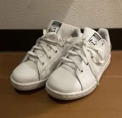 アディダス　スタンスミス 限定カラー　シルバー　スニーカー 19cm