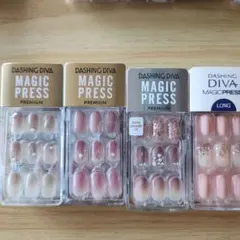 DASHING DIVA MAGIC PRESS ネイルチップ 4点セット