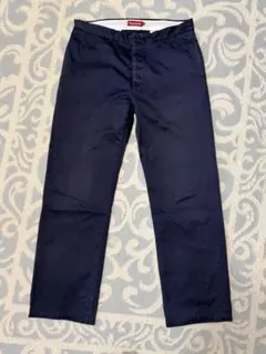 32 Supreme chino pant navy シュプリーム チノパンツのサムネイル