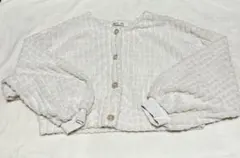 カーディガン 白